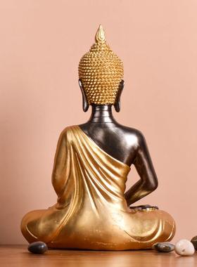 泰式风格装饰工艺品酒店会所餐厅奶茶店玄关软装开业招财佛像摆件