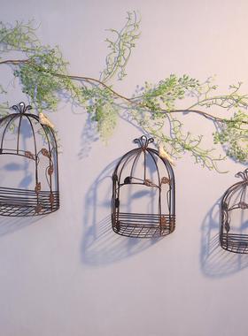 鸟笼铁艺摆件幼儿园森系户外装饰园区微景观别墅走廊庭院花园布置