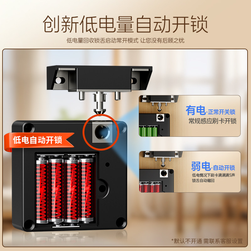 全新NFC抽屉锁 手机智能柜门锁鞋柜子感应免打孔开孔磁卡隐形暗锁,淘宝优惠券,粉丝福利购,淘宝优惠卷