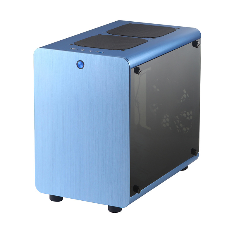 Xingkaitian Q2 colorful all-aluminum water-cooled ITX mini desktop computer case factory direct sale