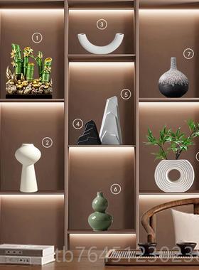 高档现代新中式装饰摆件轻奢高档家公客厅品酒柜电视柜玄关居办室