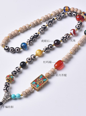织遇藏式天珠项链唐卡挂链男女款