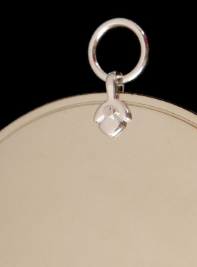 纯铜凹镜凸镜f招财铜镜家用镜子门口装饰挂件用品随身配件结婚摆