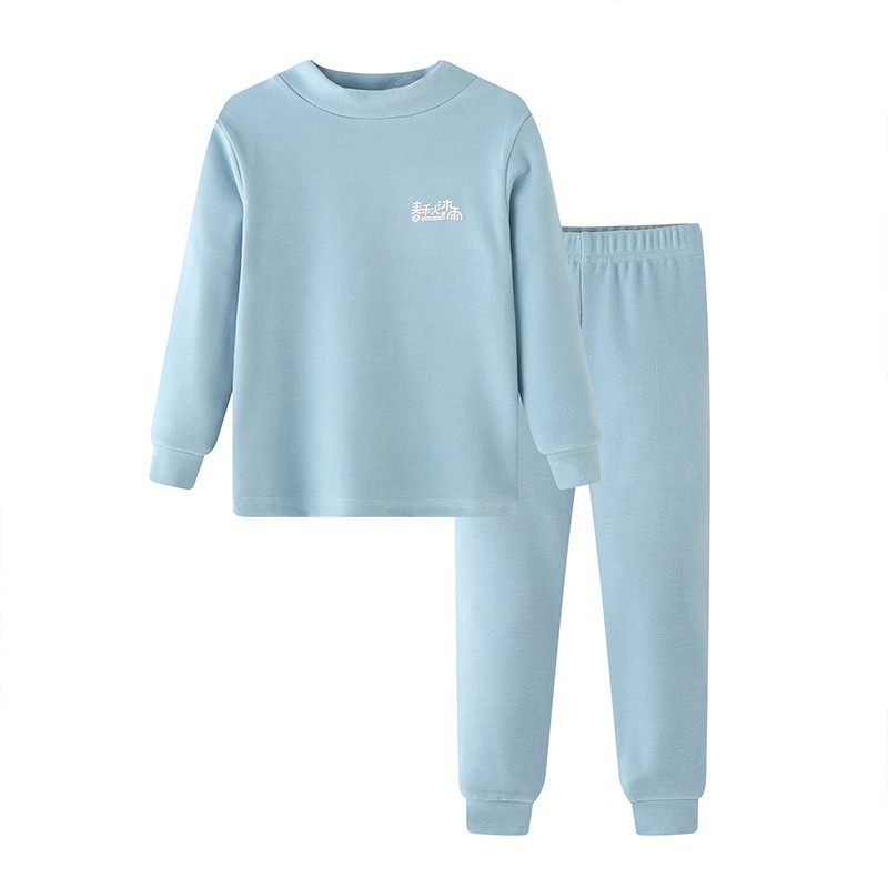 半高领宝宝保暖衣套装男女中大童秋衣秋裤儿童秋冬内衣Z打底德绒,淘宝优惠券,粉丝福利购,淘宝优惠卷