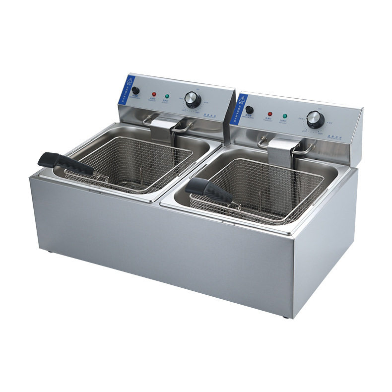 厂家 商用炸炉煮面炉电热多功能炸鸡摆摊大容量8L单双缸炸炉,淘宝优惠券,粉丝福利购,淘宝优惠卷