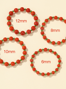 天然南红手串女本命年高级感手绳