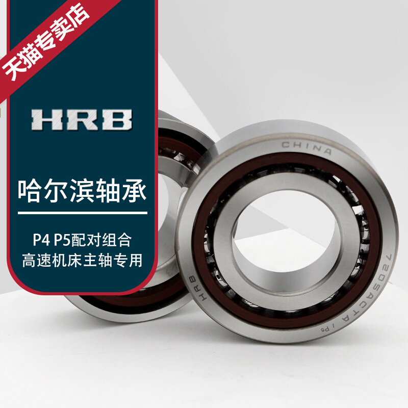 7306 AC P5 D46306J 哈尔滨角接触轴承 内径30mm 外径72mm - 图1