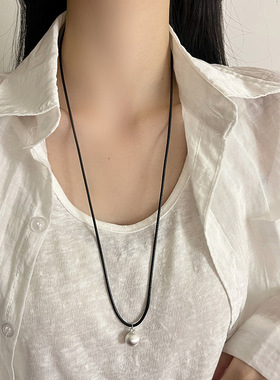 甜美简约拉丝几何小球爱心吊坠