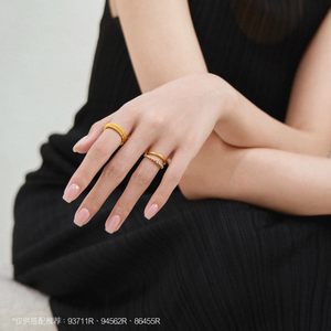 周生生华宇古法黄金足金文化祝福东方古祖编织纹宝相花戒指94562R