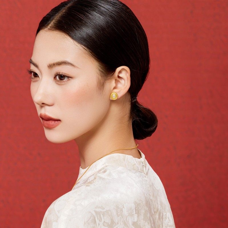 周生生华宇古法黄金东方古祖足金镶嵌钻石腰缠万贯耳钉95722E定价,淘宝优惠券,粉丝福利购,淘宝优惠卷