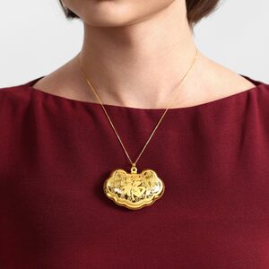 周生生华宇黄金足金生生有礼福字长命锁吊坠96302P计价