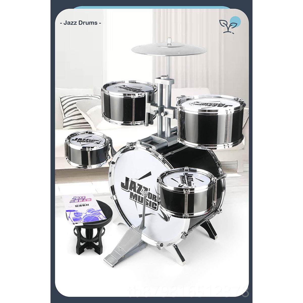 高档大号儿童架子鼓初学玩具男孩神练器家手用敲打者乐器爵士鼓3-,淘宝优惠券,粉丝福利购,淘宝优惠卷