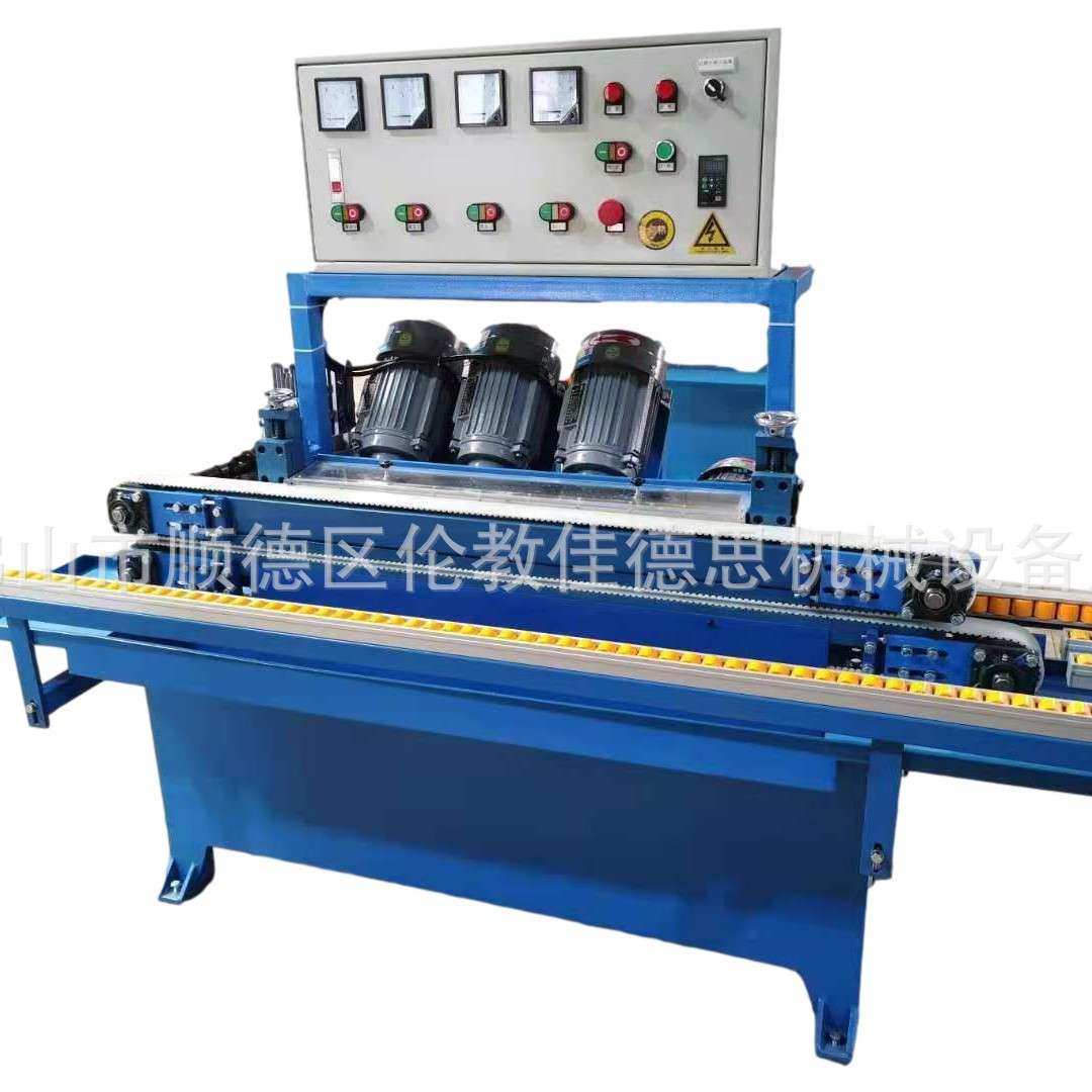 Glass edging machine玻璃45度倒角机修角机 玻璃直线修边机 - 图0