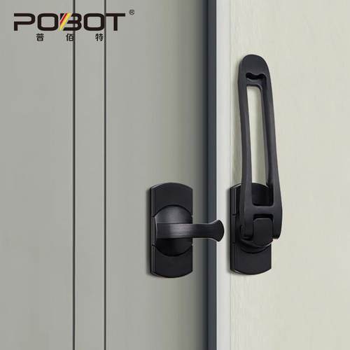 普佰特高级防盗扣304不锈钢酒店房门反锁扣安全链门扣门栓插销扣 - 图1