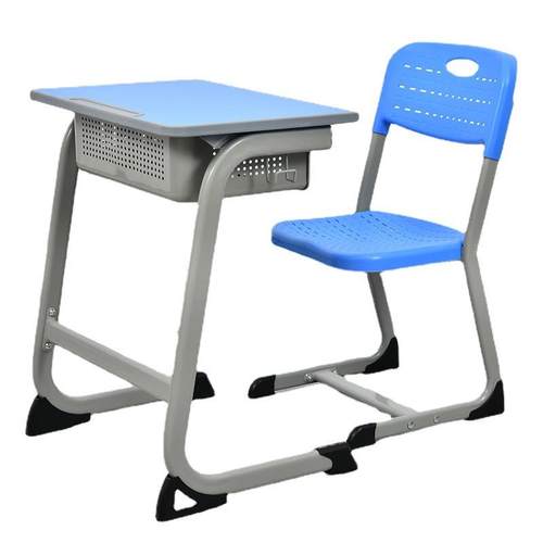 单人学习写字桌托管辅导培训班学校中小学生可升降课桌椅厂家 - 图3
