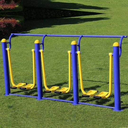 Outdoor fitness path, twisting disc, uneven bars, outdoor horizontal bars, parallel bars, school park, community outdoor sports equipment