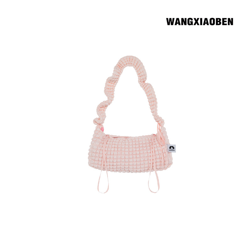 【金金宠粉】王小笨华夫格女款时尚多巴胺单肩背包 BH1210929,淘宝优惠券,粉丝福利购,淘宝优惠卷