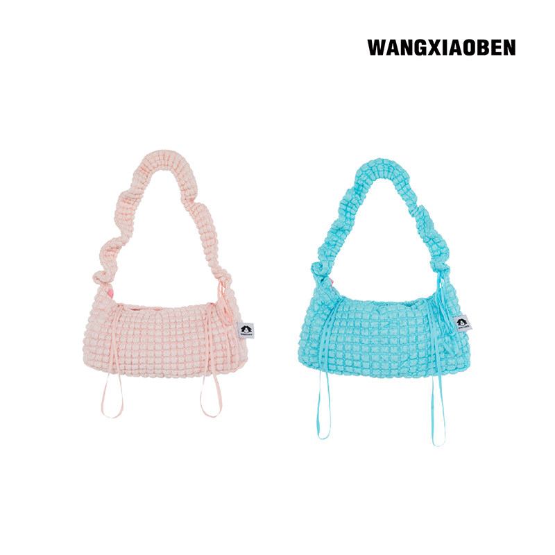 【金金宠粉】王小笨华夫格女款时尚多巴胺单肩背包 BH1210929,淘宝优惠券,粉丝福利购,淘宝优惠卷