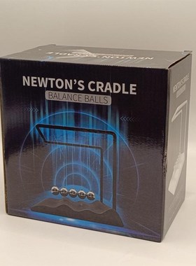 新款波浪底座牛顿摆 创意家居牛顿撞球碰碰球摆球礼品摆件工艺品