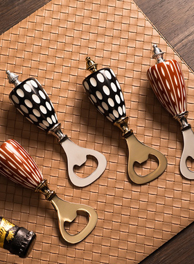 酒具开瓶器创意牛骨起瓶器样板间酒柜餐桌厨房吧台酒吧摆件装饰品