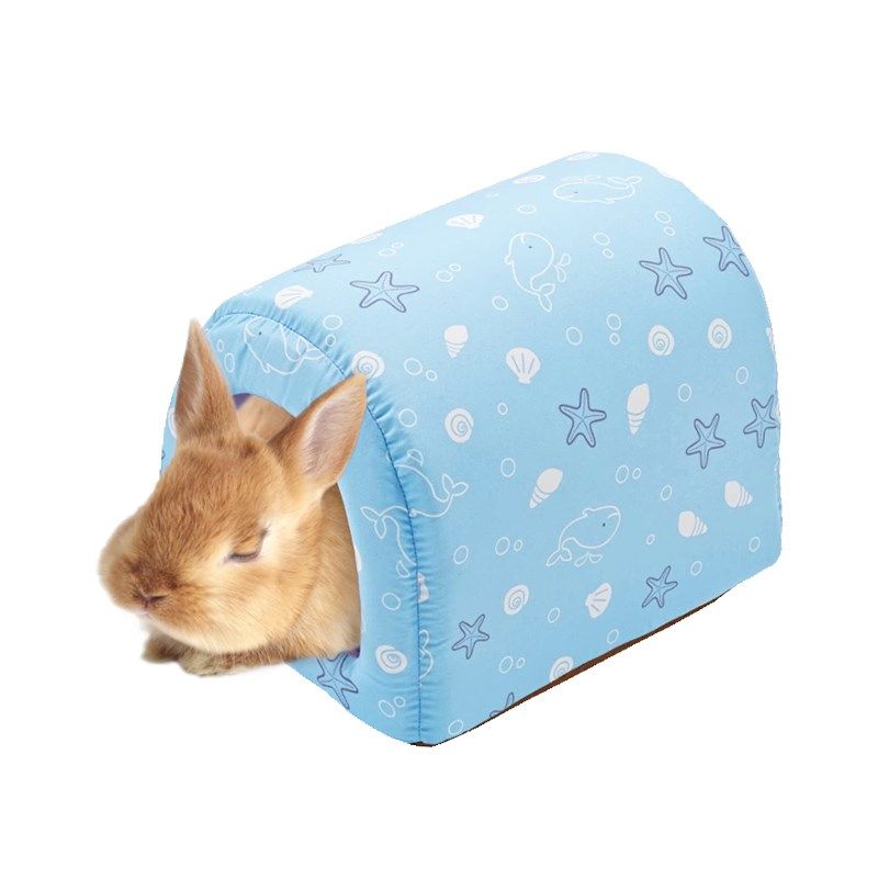 马卡凉感系列棉窝趴趴垫夏天降温兔窝宠物冰感拆卸打理兔兔小宠,淘宝优惠券,粉丝福利购,淘宝优惠卷