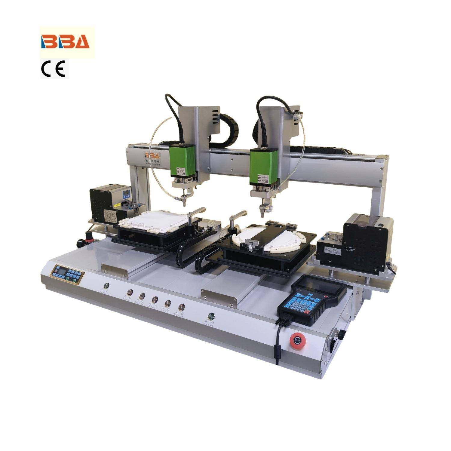 博贝桌面自动螺丝机生产厂家左右双头精准锁附灯板现机可免费式样,淘宝优惠券,粉丝福利购,淘宝优惠卷