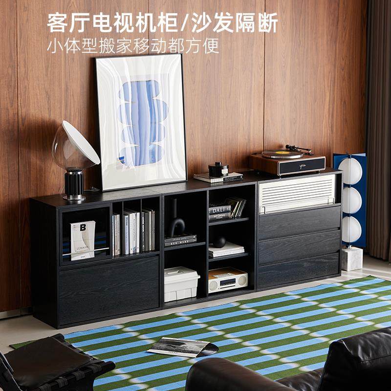 EVITAHome意式极简书柜书架落地置物架客厅收纳柜收纳柜展示柜子,淘宝优惠券,粉丝福利购,淘宝优惠卷