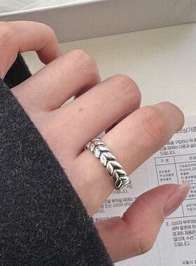 小众复古特立独行的爱心戒指女时尚简约百搭高级感指环2023年新款