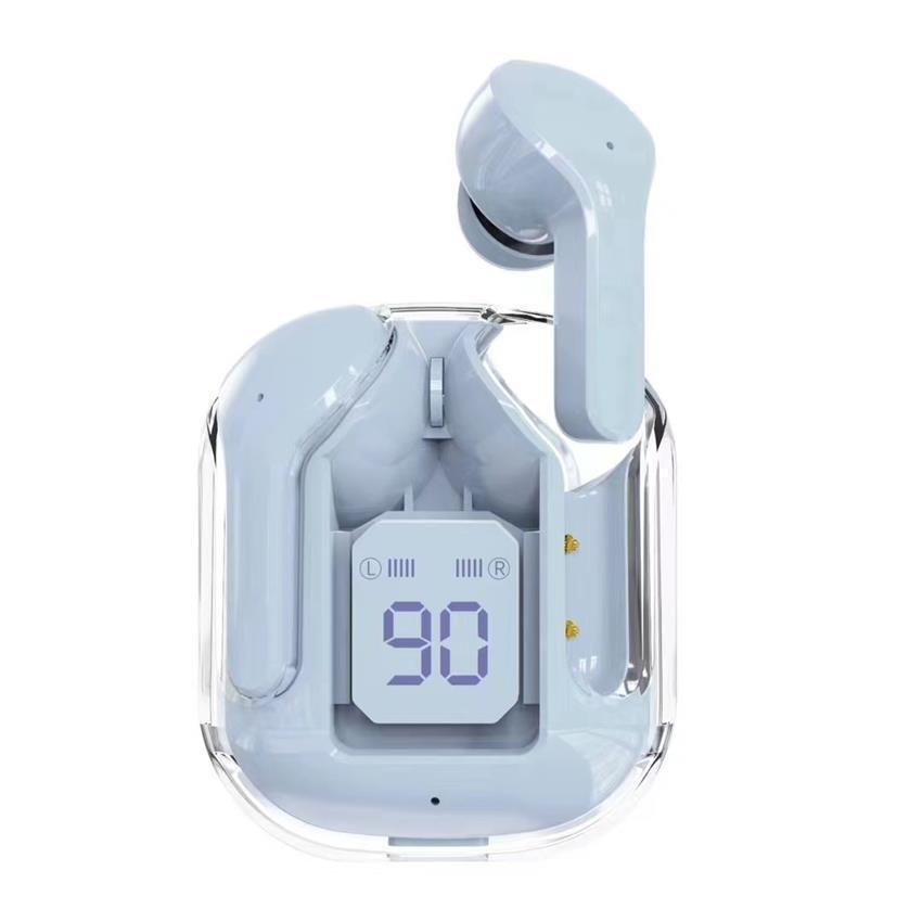 透明耳机Air31 Air39 HK3 T2数显蓝牙耳机入耳式双边立体声充电仓 - 图2