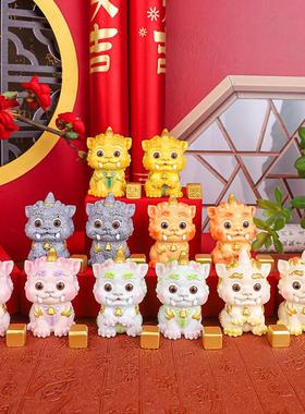 国潮谛听可爱神兽貔貅学生生日礼物办公室桌面装饰摆饰招财石狮子