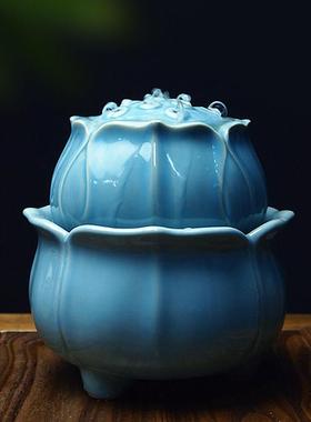 流水摆件循环水景小型不插电USB静音迷你喷泉风水轮办公桌装饰品