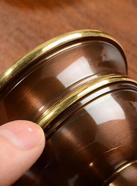 供水杯用品杯印度铜七供水碗圣水杯家用客厅供宝石7个