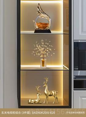 正品酒装饰品办公装饰摆件轻奢柜高室档客厅电视柜流高沙画级风生