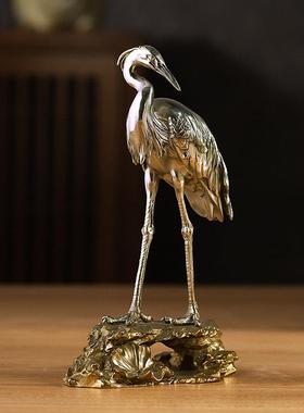 黄铜吊车逸格连科家居装饰客厅橱柜办公室桌面入口装饰高档礼品