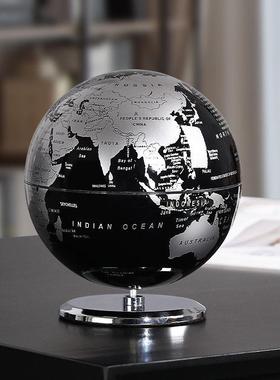 轻奢高档地球仪音乐盒摆件家居客厅酒柜电视柜书房办公室软装饰品