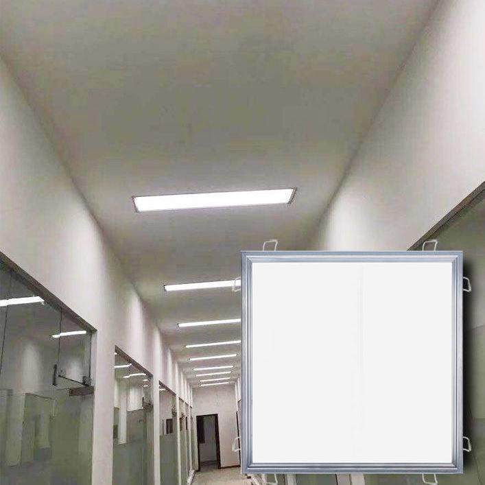 弹簧卡扣式led平板灯石膏板PVC平顶开孔暗装灯300x600x1200嵌入式,淘宝优惠券,粉丝福利购,淘宝优惠卷