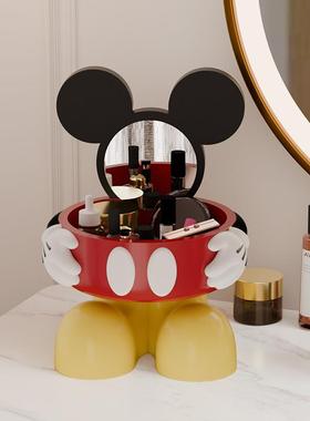 潮玩米奇钥匙收纳玄关摆件高级感客厅茶几装饰品零食遥控器收纳盒