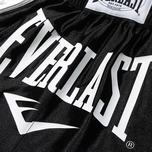 白客同款美国EVERLAST散打拳击裤男搏击训练五分裤健身运动短裤女 - 图2