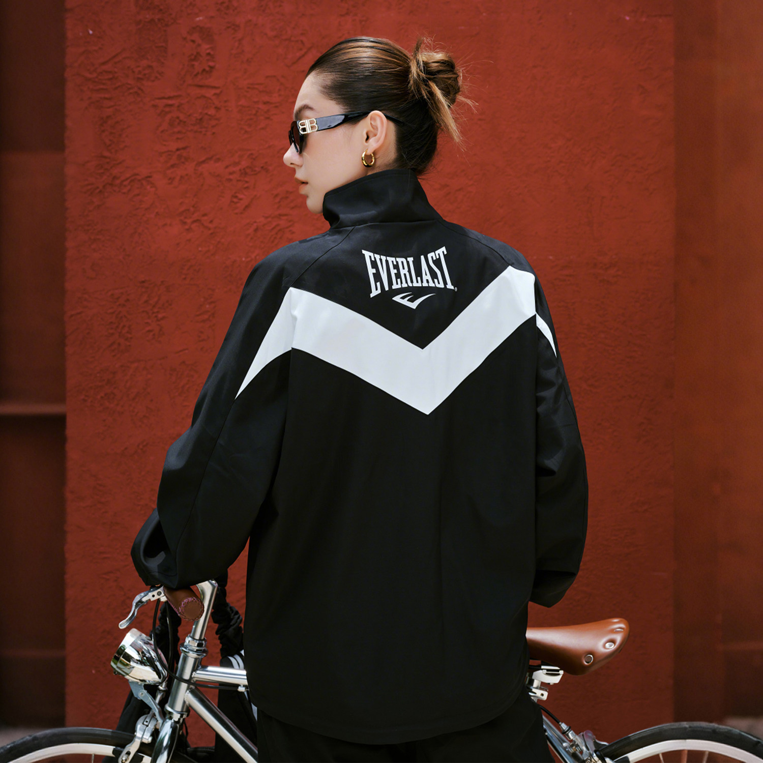 美国EVERLAST拳击健身训练外套男女春季跑步撞色风衣休闲运动夹克,淘宝优惠券,粉丝福利购,淘宝优惠卷