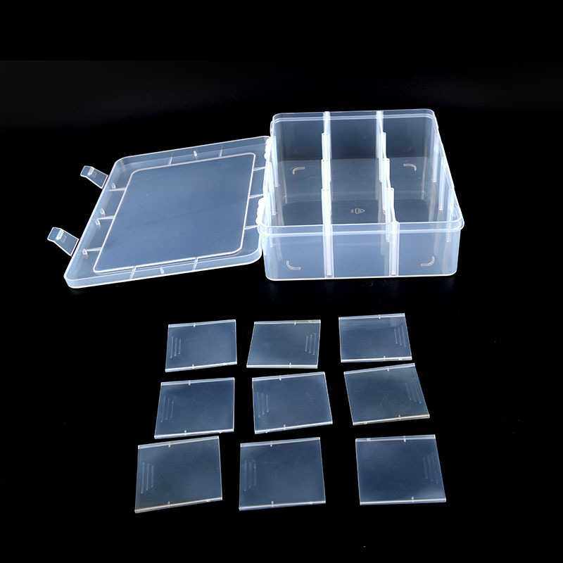 透明PP塑胶盒 可拆分整理零件盒包装元器件盒 首饰收纳盒子12格盒,淘宝优惠券,粉丝福利购,淘宝优惠卷