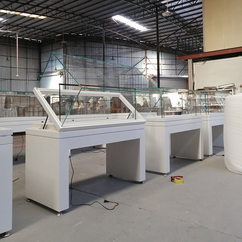 Undertake museum display cabinet design, cultural and creative calligraphy and painting collection cabinet exhibition hall, antique exhibition stand, low-reflective glass display cabinet