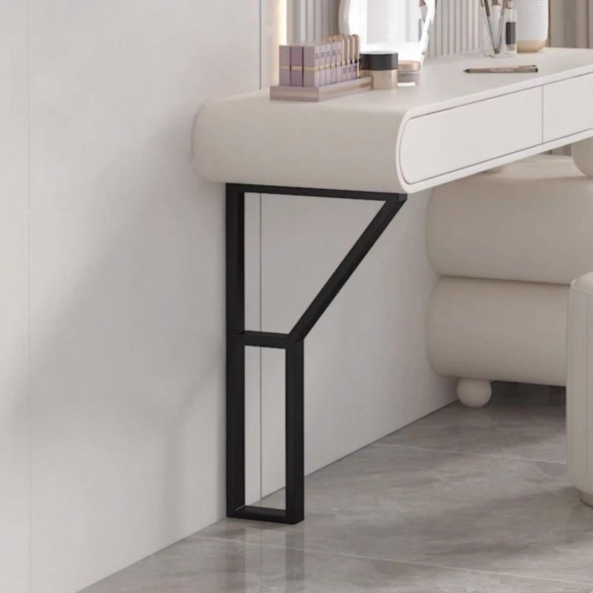 定制现代简约电脑金属高脚支撑书桌化妆台脚新款岛台桌腿支架桌腿,淘宝优惠券,粉丝福利购,淘宝优惠卷