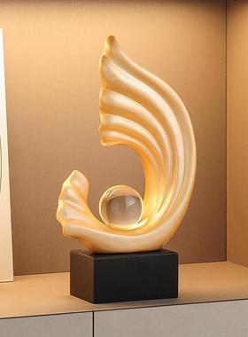 酒柜电视柜风生水起装饰品摆件轻奢高档客厅办公室高端大气上档次