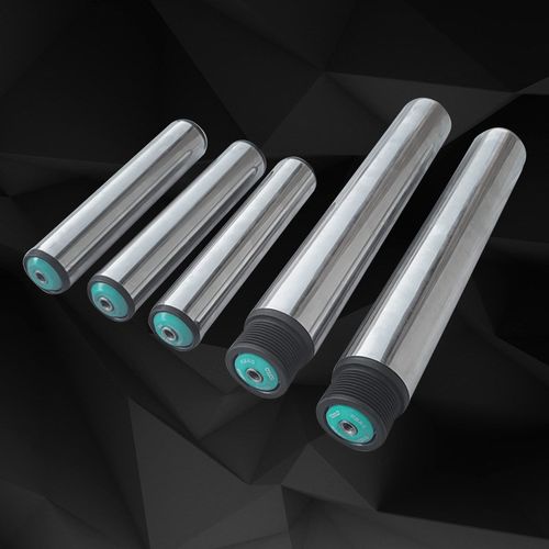 定制无动力积放式托辊不锈钢同步轮多楔带滚筒流水线设备皮带滚轴 - 图0