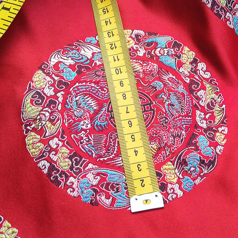 明黄色  中国风 龙凤呈祥复古 绸缎 DIY 服装 被褥 坐垫面料,淘宝优惠券,粉丝福利购,淘宝优惠卷