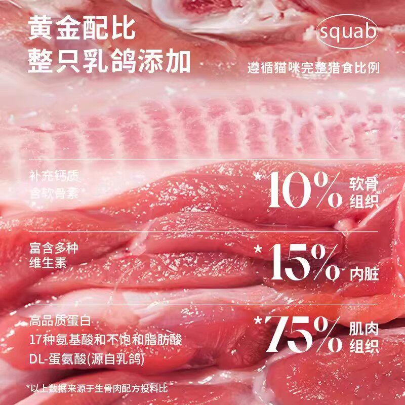 蓝氏猫粮猎鸟乳鸽10kg冻干无谷全价猫粮20斤成猫幼猫通用旗舰款