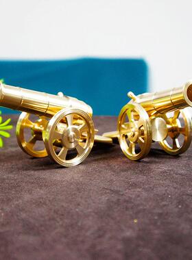 纯铜大炮摆件办公室桌面创意铜器纯铜金属纪念工艺品地摊抖音爆款