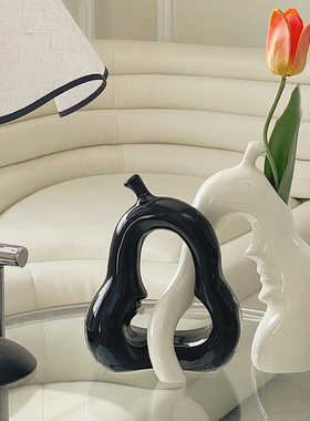 优选轻奢高级感陶瓷玄关酒柜电视柜摆件装饰品办公室花瓶客厅插花