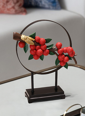 优选新中式玄关摆件客厅招财好运书房办公室酒柜装饰品开店开业礼