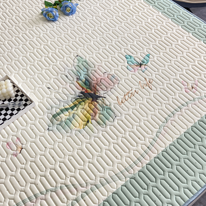 乳胶凉席床笠款冰丝凉席夏季床单款三件套可水洗冰丝席1.8母婴A类 - 图2